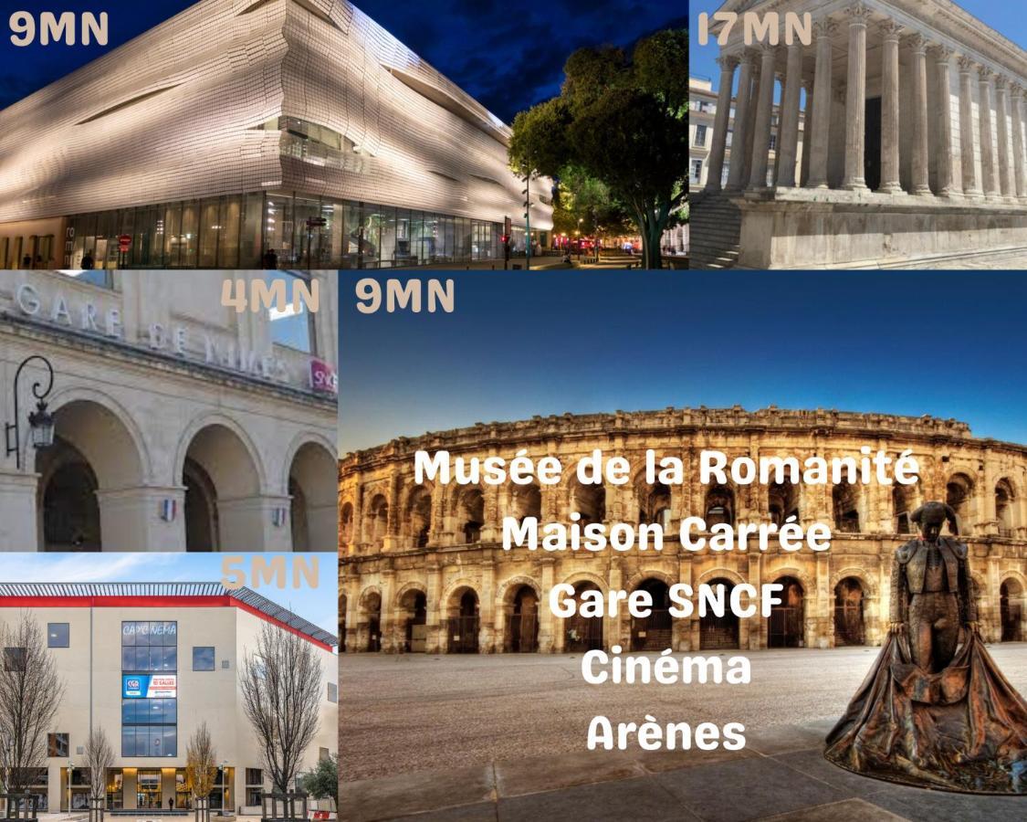 Appart Cosy Terrasse Gare De Nimes Apartment Exterior photo